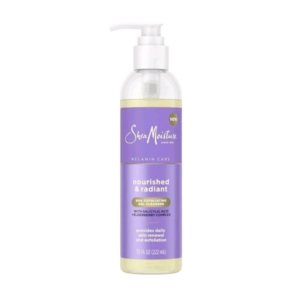 SheaMoisture Radiance BHA Exfoliating Gel Cleanser with Skin Renewal Nourished